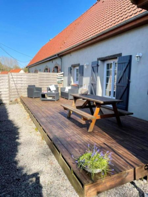 Maison familiale avec piscine partagée à Lottinghen